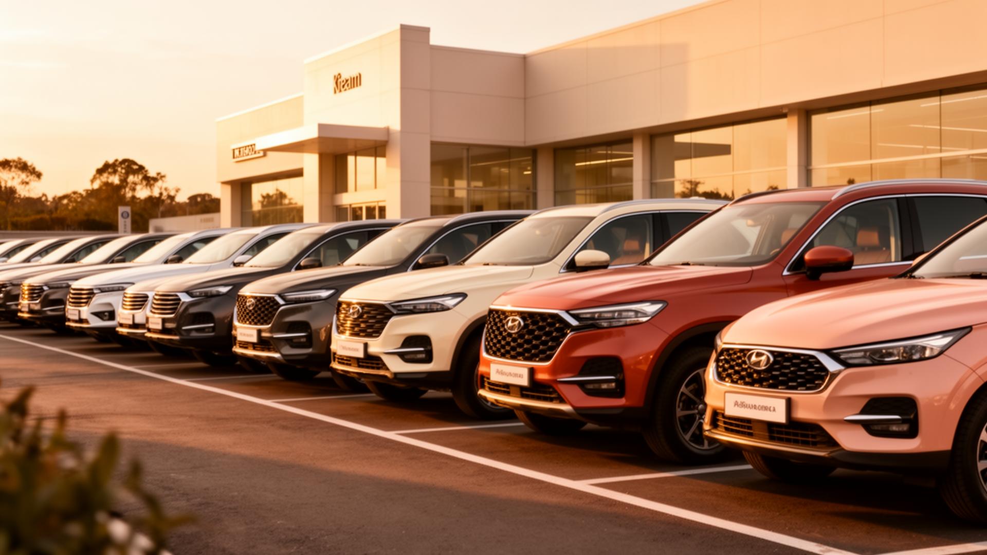 Center Motors dealership lot